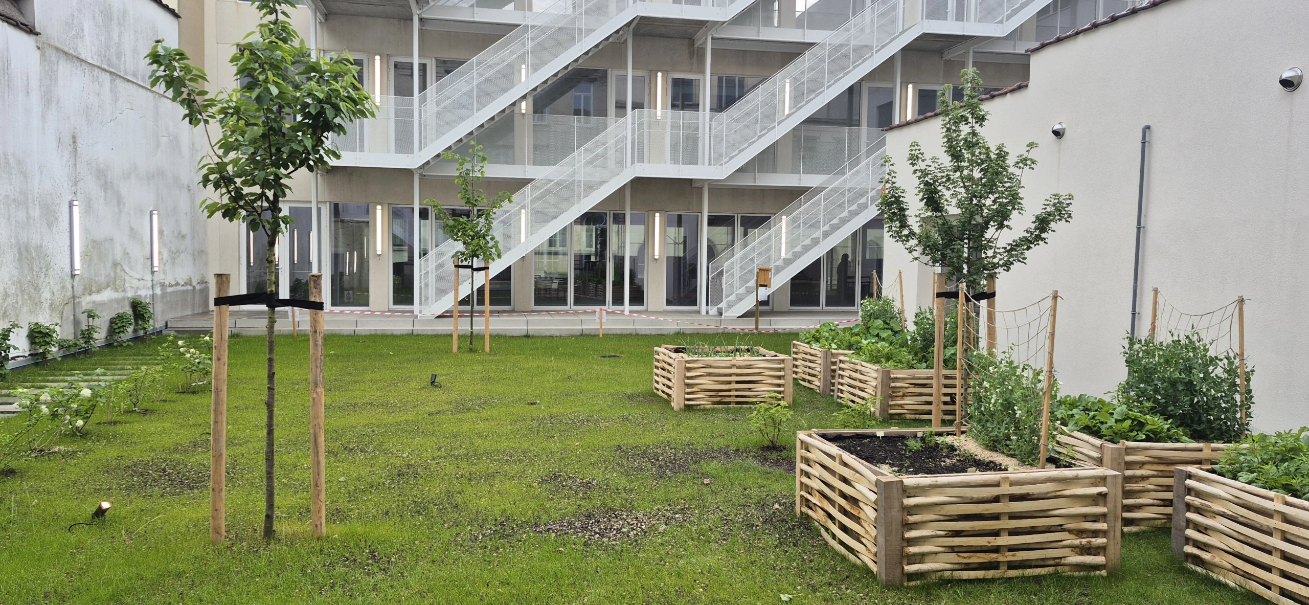 Le potager pédagogique du campus Galileo