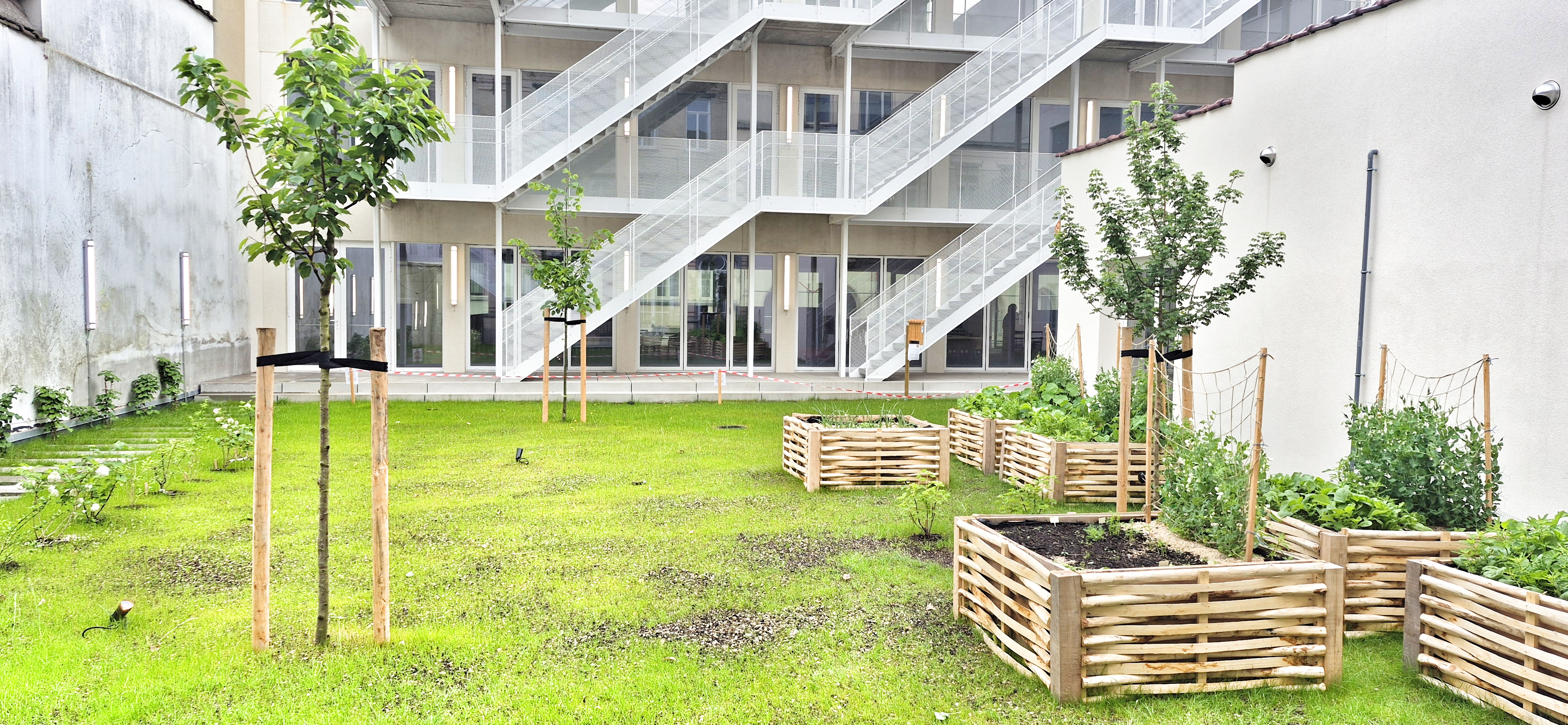 Verdurisation du campus Galileo avec potager, nichoirs et beehôtels