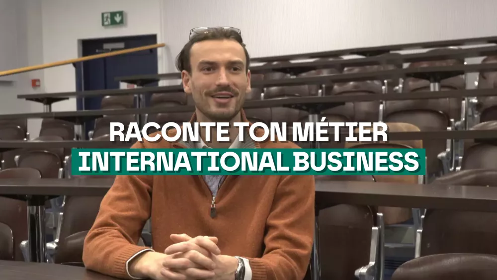 Le parcours inspirant de François, diplômé en International Business