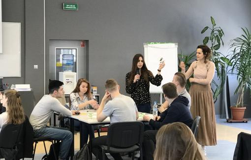 Des étudiants de bloc 2 marketing et comptabilité en semaine internationale en Pologne
